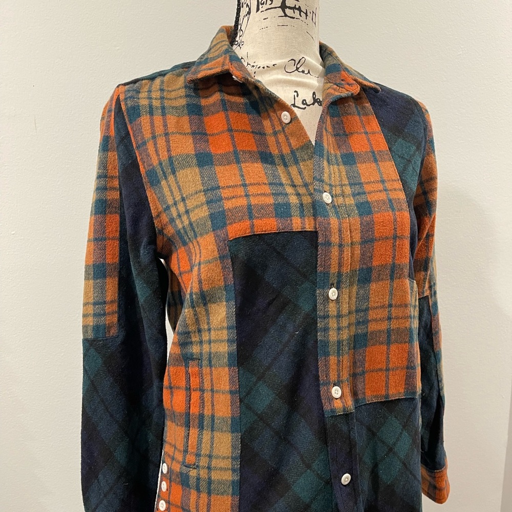 KITH Plaid Long Sleeve button down shirt -KIDS